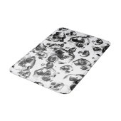 Tapis De Bain Skeleton Skull Art Pattern (Angle)