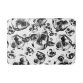 Tapis De Bain Skeleton Skull Art Pattern (Devant)
