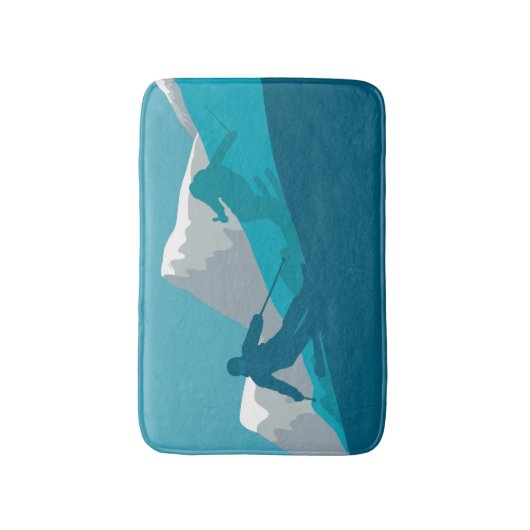 Tapis De Bain Ski de montagne (Devant (Vertical))