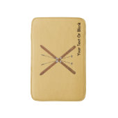 Tapis De Bain Skis De Fond Et Polonais (Devant (Vertical))