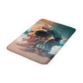 Tapis De Bain Skull on the beach (Angle)