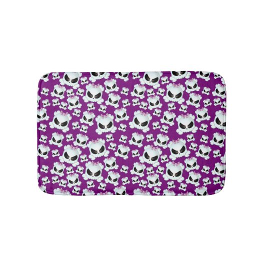 Tapis De Bain Skullz Girly (Devant)