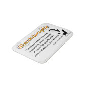 Tapis De Bain Skunkilosophy : Mesure finale d'une mouffette (Angle)