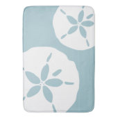 Tapis De Bain Sky Blue Coastal Beach Sable Nautique Dollar (devant Vertical)