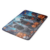Tapis De Bain Skye Terrier Halloween Épouvantable  (Angle)