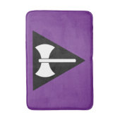 Tapis De Bain SlipperyJoe drapeau de la fierté lesbienne puissan (Devant (Vertical))