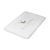 Tapis De Bain SlipperyJoe Joyeux rennes de Noël renne rouge nez (Angle)