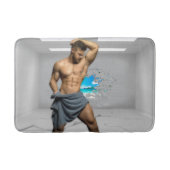Tapis De Bain SlipperyJoe's Man serviette brisée mur de brique b (Devant)