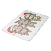 Tapis De Bain Sloth Noël Animaux mignons Sloth (Angle)