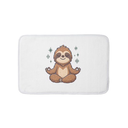 Tapis De Bain Sloth Yoga Sloth (Devant)