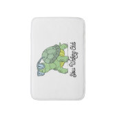 Tapis De Bain Slow Walking Club Cute Funny Turtle (Devant (Vertical))