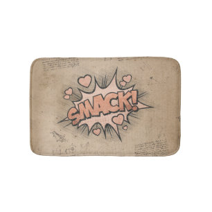Tapis De Bain SMACK ! Vintage Comic Book