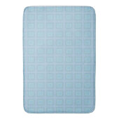 Tapis De Bain Small blue squares. (devant Vertical)