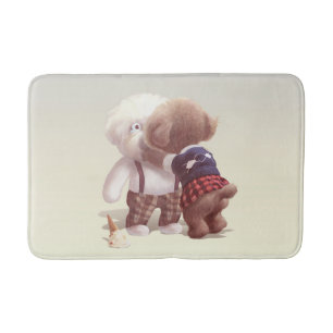 Tapis De Bain Smile Pup : Tragédie de la glace et câlin réconfor