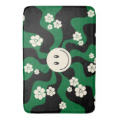 Tapis De Bain Smile - Vert, Crème et Noir (devant Vertical)