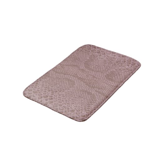 Tapis De Bain Snakeskin rose (Angle)