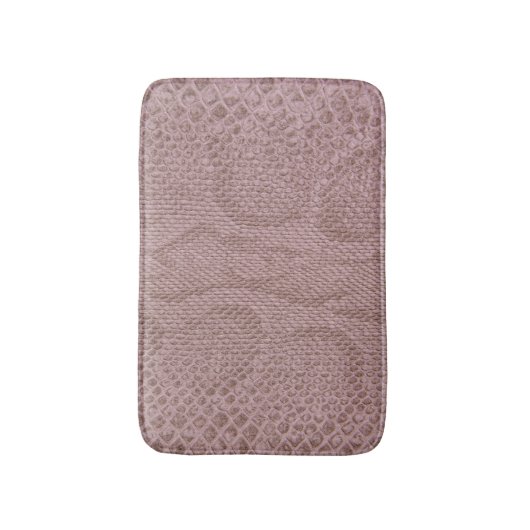 Tapis De Bain Snakeskin rose (Devant (Vertical))