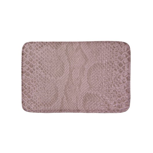 Tapis De Bain Snakeskin rose (Devant)