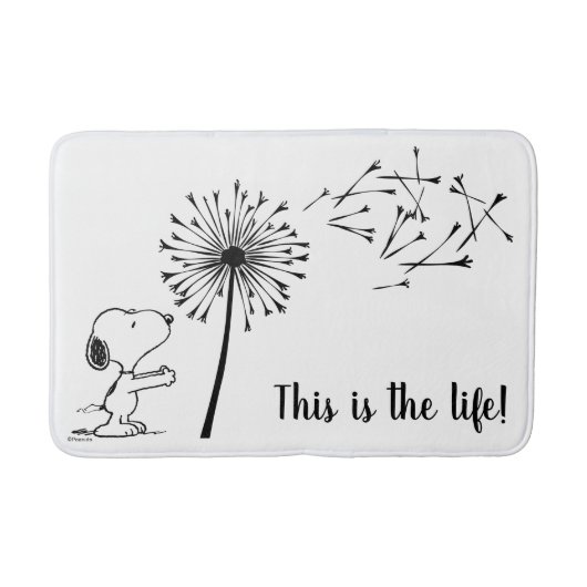 Tapis De Bain Snoopy Avec Dandelion (Devant)