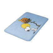 Tapis De Bain Snoopy & Bois Nid Avec Jack O'Lantern (Angle)