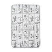 Tapis De Bain Snoopy Joue Au Tennis (Devant (Vertical))