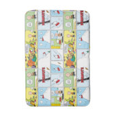 Tapis De Bain Snoopy Sled Riding Food Dish (Devant (Vertical))