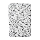 Tapis De Bain Snoopy Smile Giggle Laugh Pattern (Devant (Vertical))