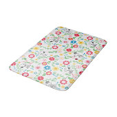 Tapis De Bain Snoopy So Sweet Flower Pattern (Angle)