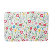 Tapis De Bain Snoopy So Sweet Flower Pattern (Devant)