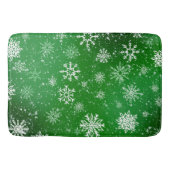 Tapis De Bain Snowflakes blanc Emerald (Devant)