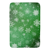 Tapis De Bain Snowflakes blanc Emerald (devant Vertical)