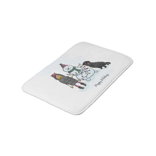 Tapis De Bain Snowman (Angle)
