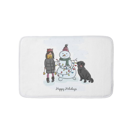 Tapis De Bain Snowman (Devant)