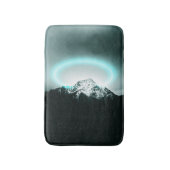 Tapis De Bain Snowy mountain mysterious blue neon light (Devant (Vertical))