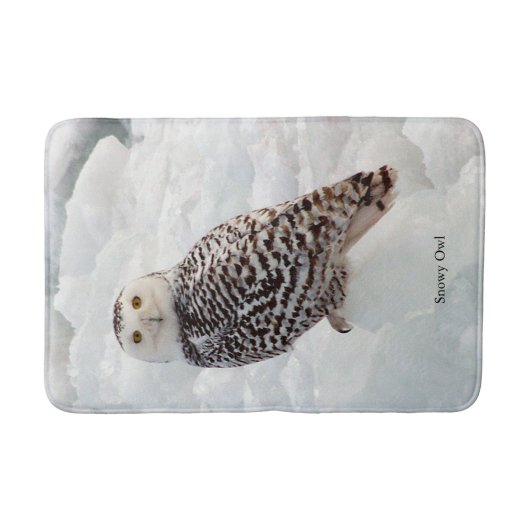 Tapis de bain Snowy Owl (Devant)