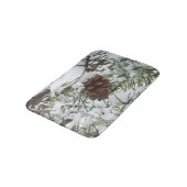 Tapis De Bain Snowy Pine Cone I (Angle)