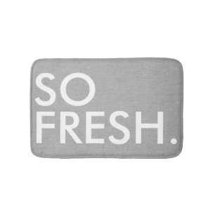 Tapis De Bain So Fresh drôle hipster humour citation disant