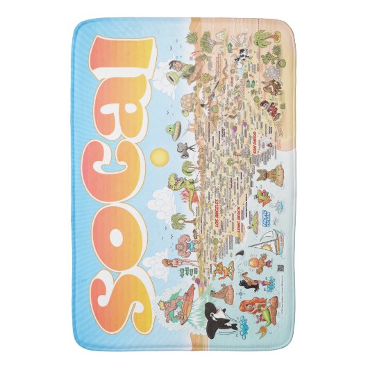 Tapis De Bain SoCal (devant Vertical)