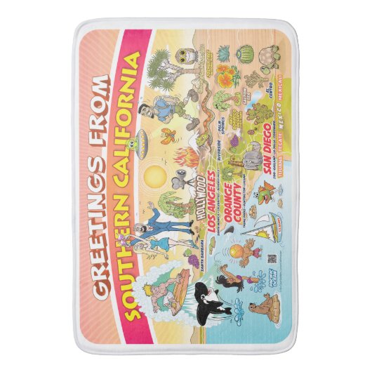 Tapis De Bain SoCal Welcome Mat (devant Vertical)