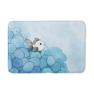 Tapis De Bain Soft colors. Sweet fish. Happy feet.