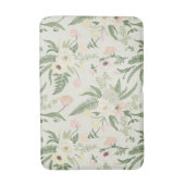 Tapis De Bain Soft Mint Green Garden Motif (Devant (Vertical))