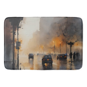 Tapis De Bain Soirée urbaine