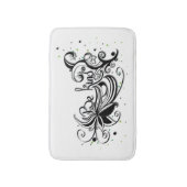 Tapis De Bain SOIS GENTIL ! Citation calligraphie inspirante (Devant (Vertical))