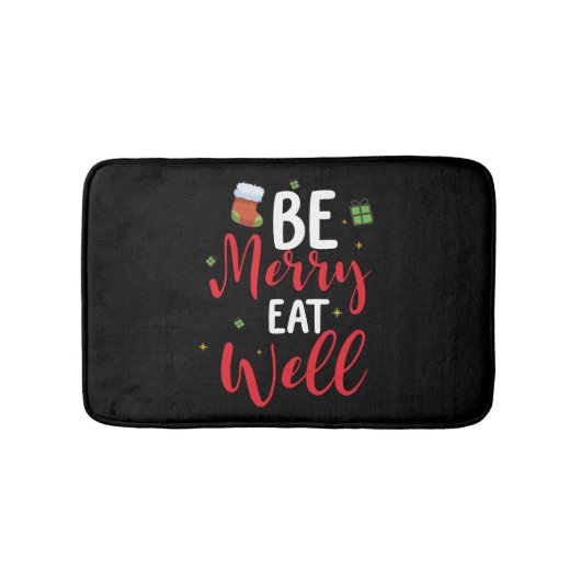 Tapis De Bain Sois Joyeux Mange Bien (Devant)