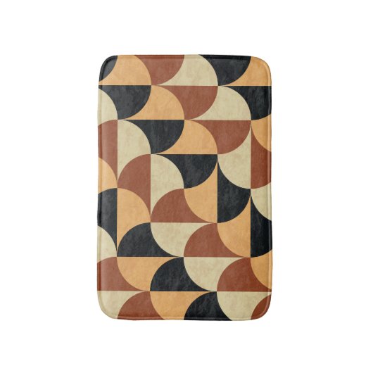 Tapis De Bain Sol en marbre ancien, texture géométrique transpar (Devant (Vertical))