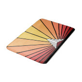 Tapis De Bain Soleil Art déco à l'aube (Angle)