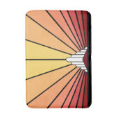 Tapis De Bain Soleil Art déco à l'aube (Devant (Vertical))
