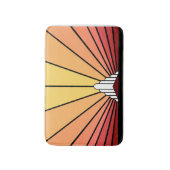 Tapis De Bain Soleil Art déco à l'aube (Devant (Vertical))