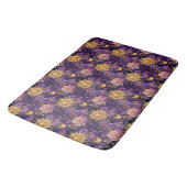 Tapis De Bain Soleil céleste violet et étoile (Angle)