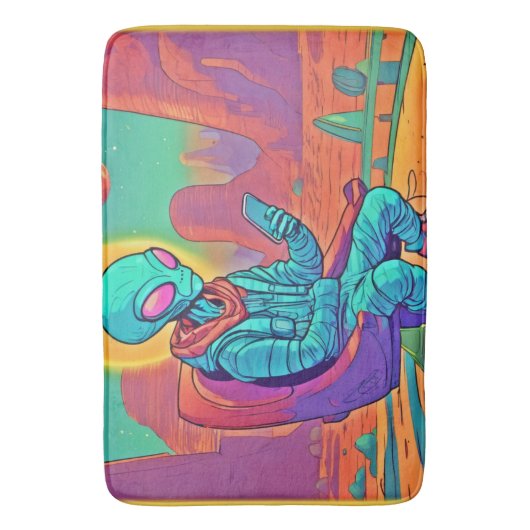 Tapis De Bain Solitude Alien libérée (devant Vertical)